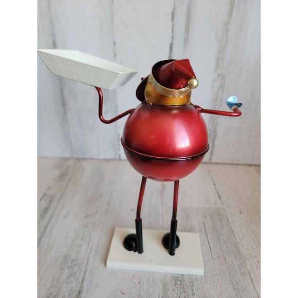 Metal Santa tealight candle holder Xmas unique decor star - Picture 6 of 7